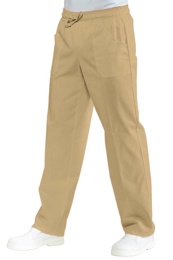 Hose mit Gummibund beige